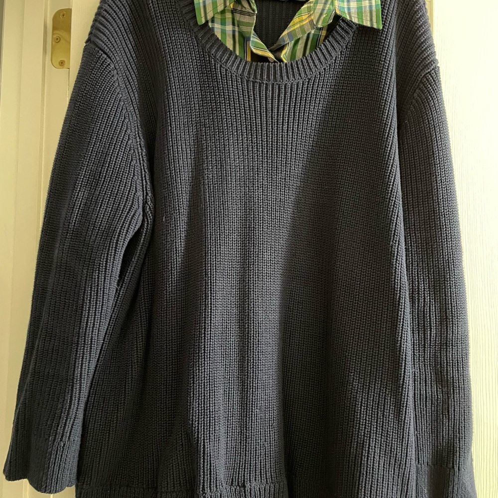 Ralph Lauren sweater with mock shirt